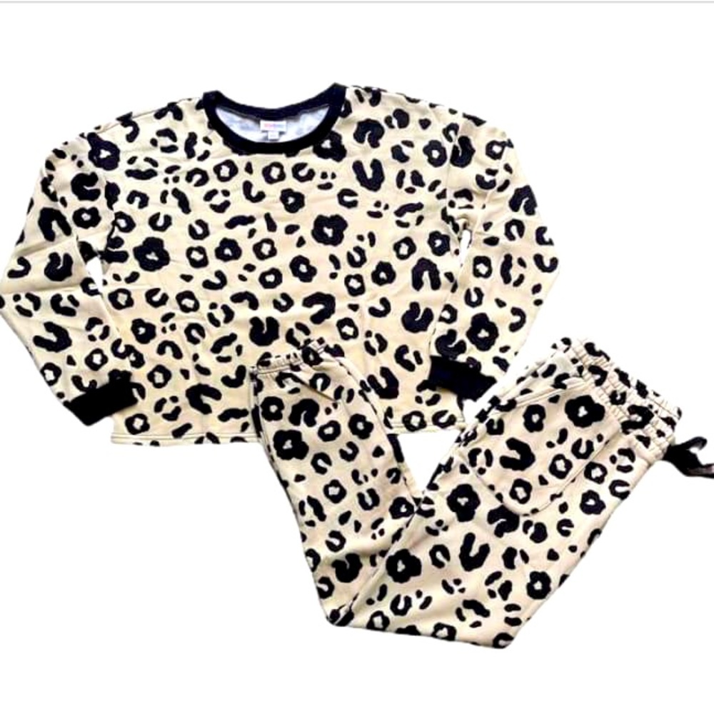 NWT Medium LulaRoe LuLu Set (Unicorn Leopard Pattern)